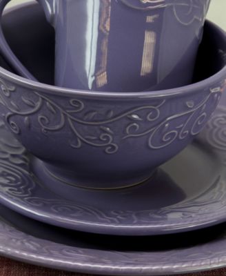 Lilac Fields 16 Pc. Dinnerware Set, Service for 4