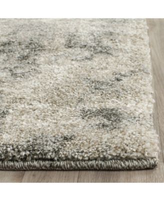 Retro RET2139 Light Gray and Gray 8' x 10' Area Rug