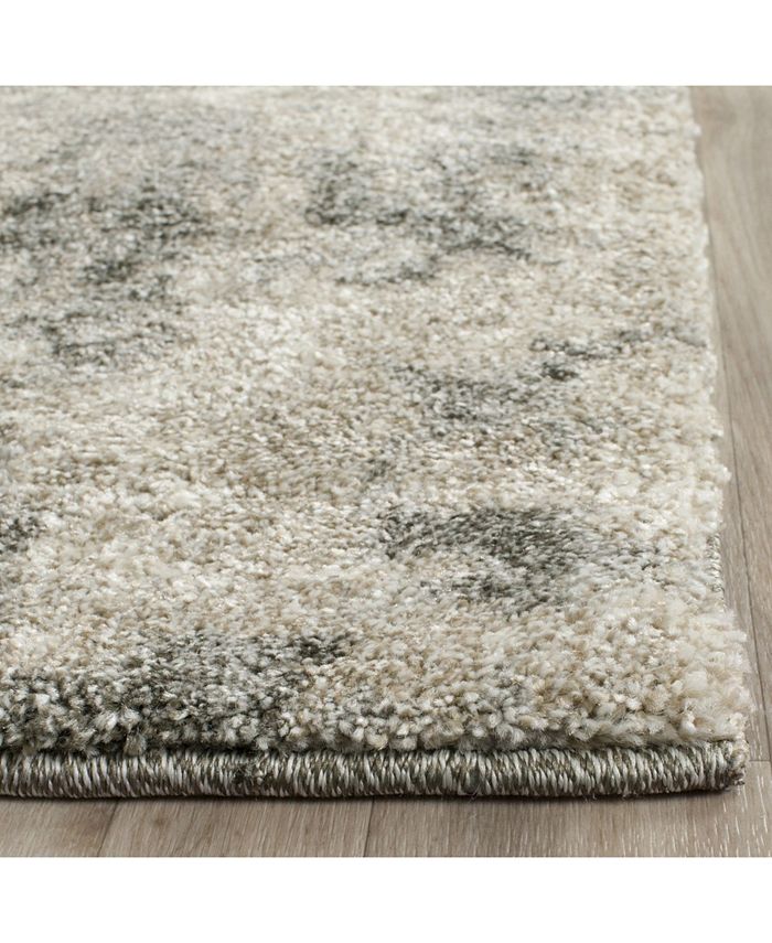 Safavieh Retro Light Gray and Gray 8' x 10' Area Rug Macy's