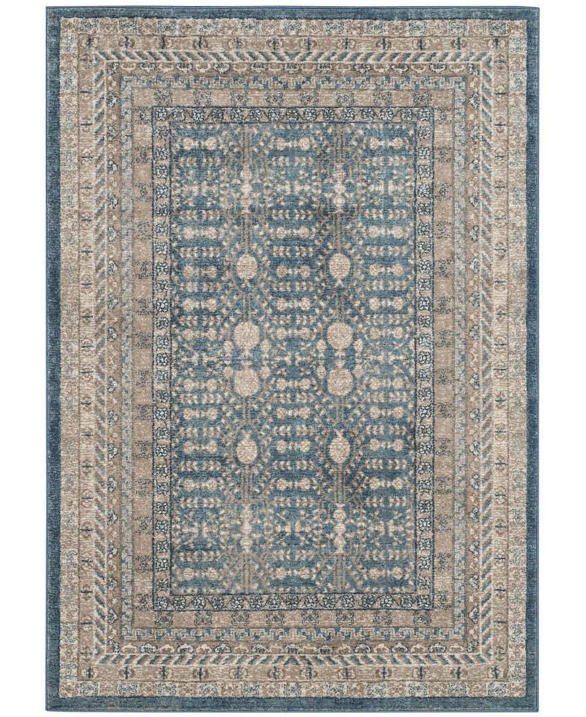 Safavieh Sofia SOF376and Beige Area Rug - Blue/beige