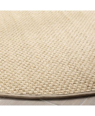 Safavieh Natural Fiber Natural and Beige 6' x 6' Sisal Weave Round Area ...