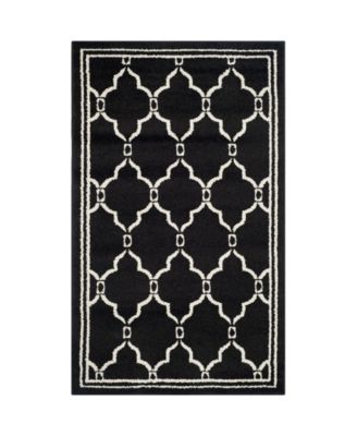 Amherst Anthracite and Ivory 3' x 5' Area Rug