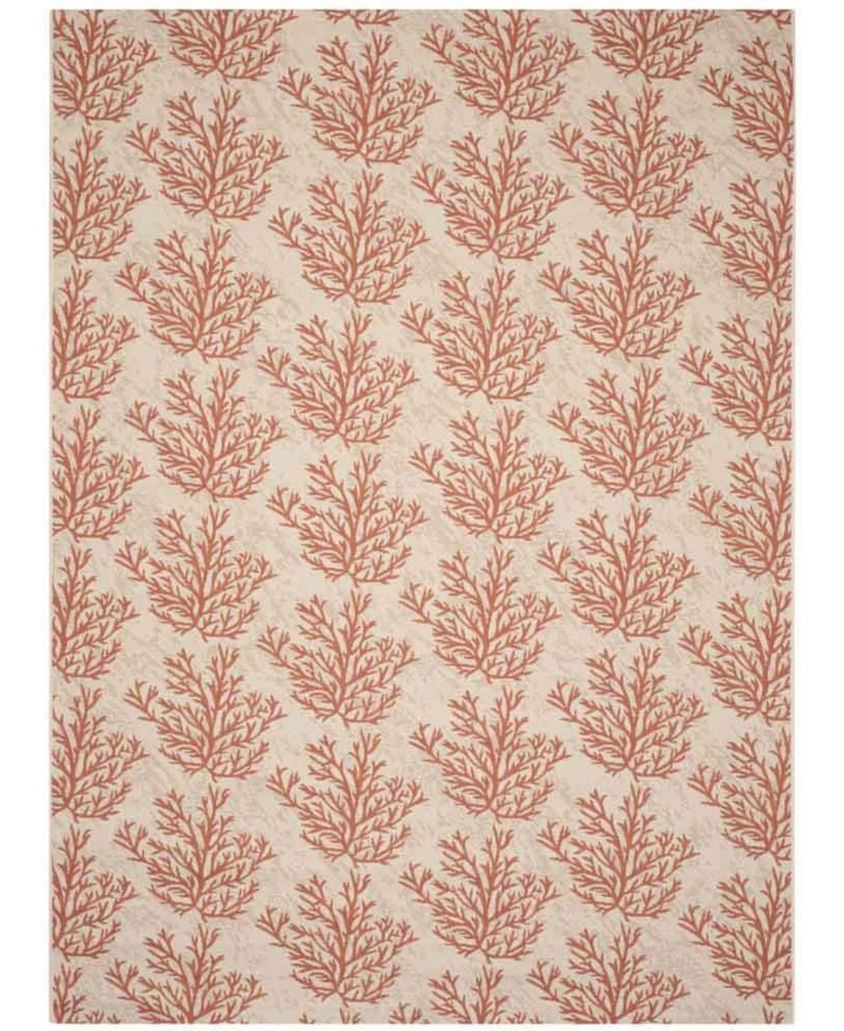 Safavieh Courtyard Beige and Terracotta 8' x 11' Sisal Weave Outdoor Area Rug - Beige / Te