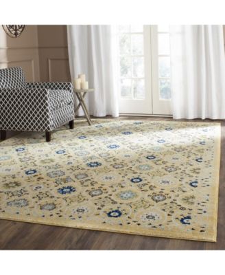 Evoke EVK210 Gold and Ivory 8' x 10' Area Rug
