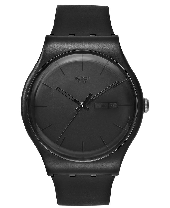 Swatch suob702 clearance black rebel