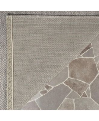 Courtyard CY8520 Beige 8' x 11' Sisal Weave Outdoor Area Rug