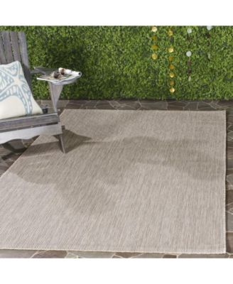 Courtyard CY8520 Beige 5'3" x 7'7" Sisal Weave Outdoor Area Rug