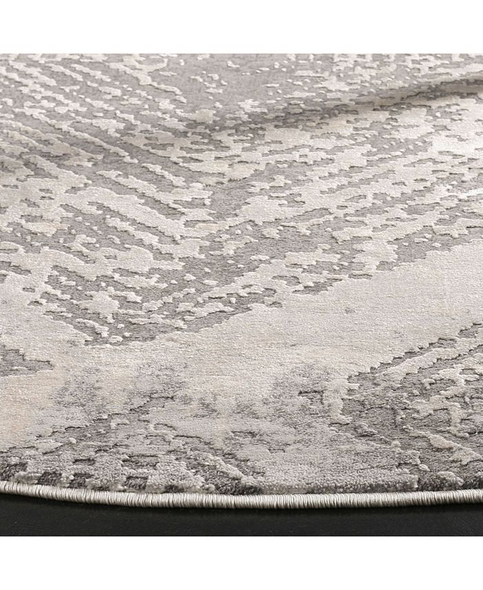 Safavieh Meadow Taupe 6'7" x 6'7" Round Area Rug Macy's