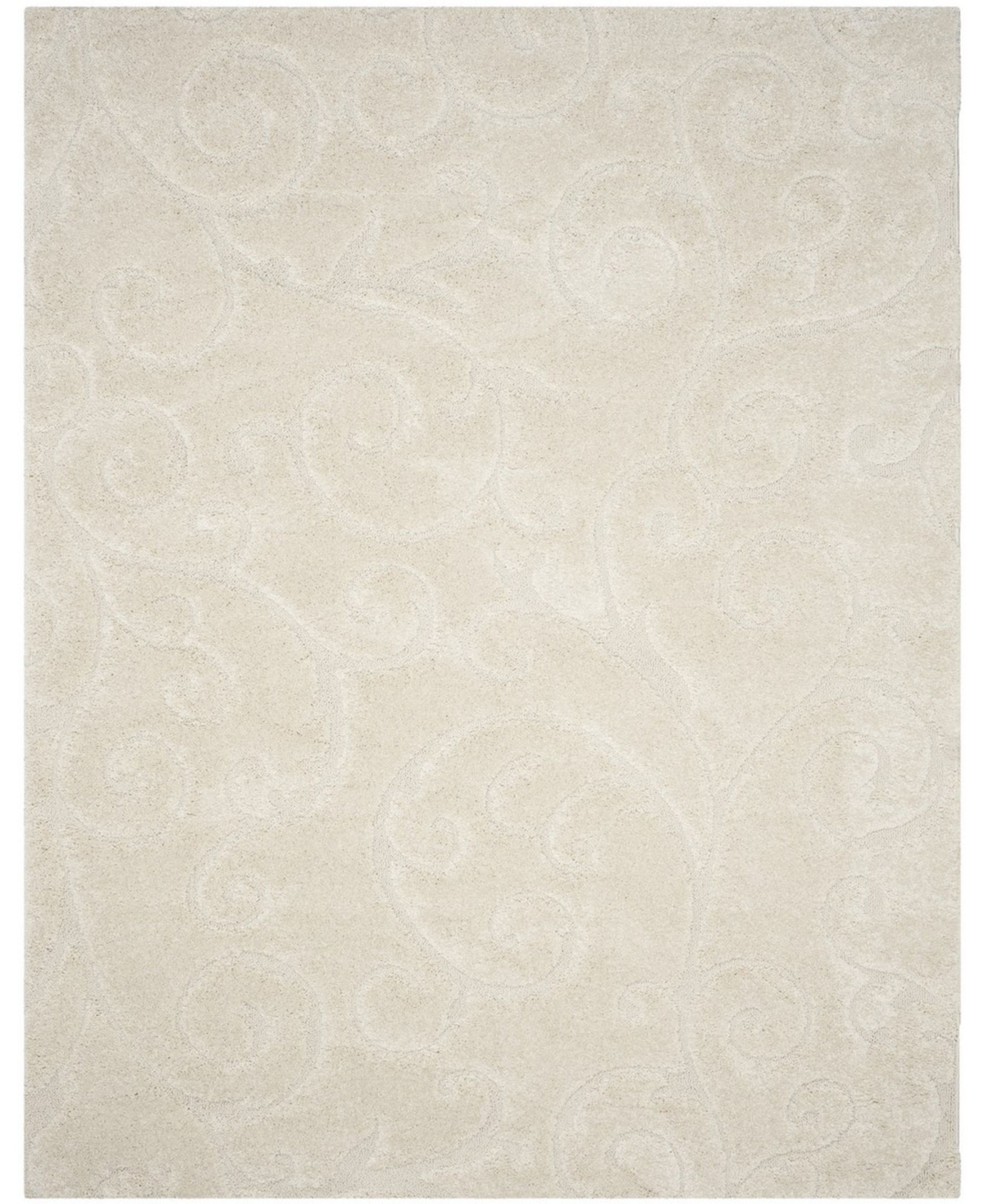 Safavieh Shag 8' x 10' Area Rug - Creme/Creme