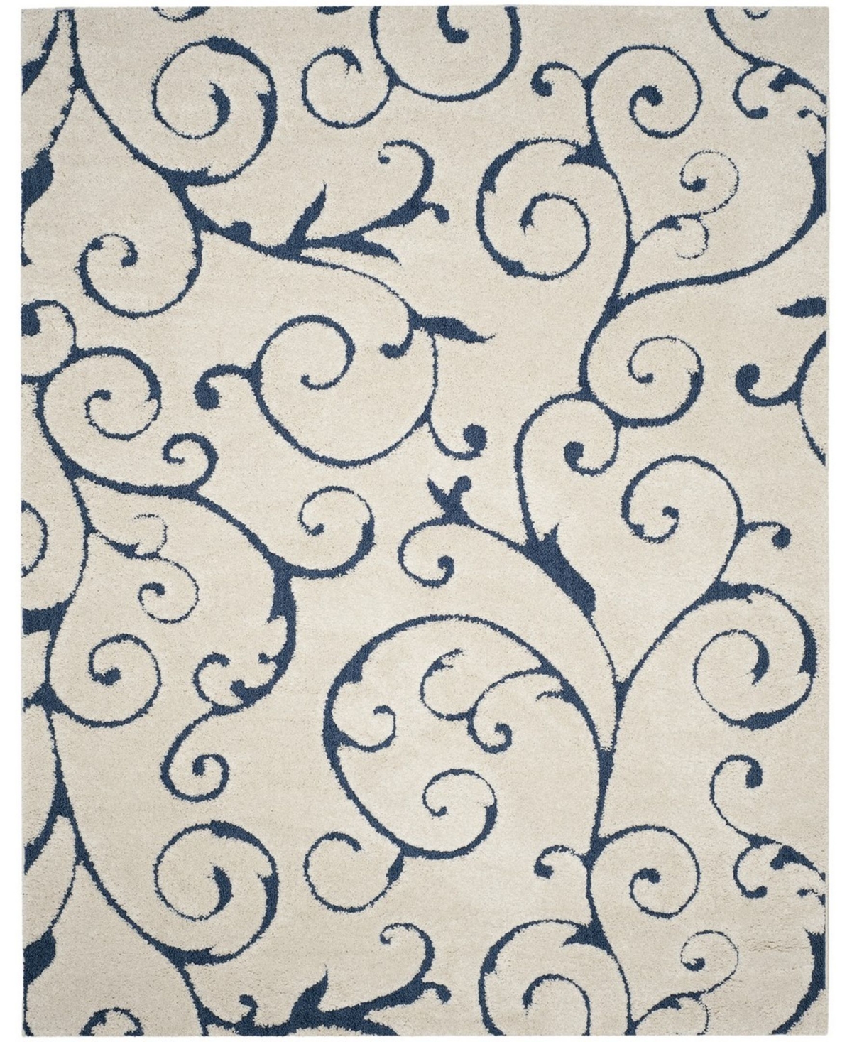 Safavieh Shag 8' x 10' Area Rug - Cream/Blue