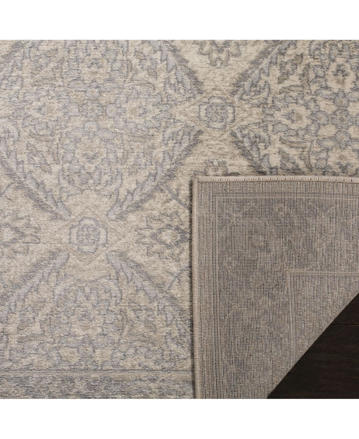 Safavieh Brentwood BNT863 Cream and Gray 5'3" x 7'6" Area Rug