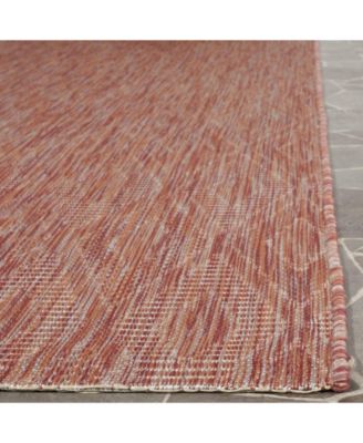 Courtyard CY8522 Red 8' x 11' Outdoor Area Rug