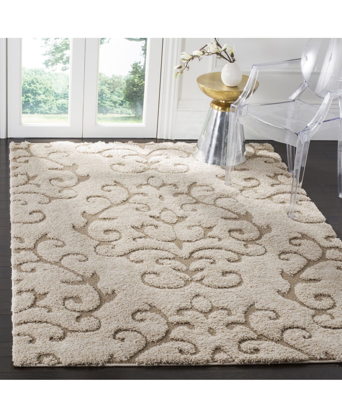 Safavieh Florida Shag SG470 5'3" x 7'6" Area Rug