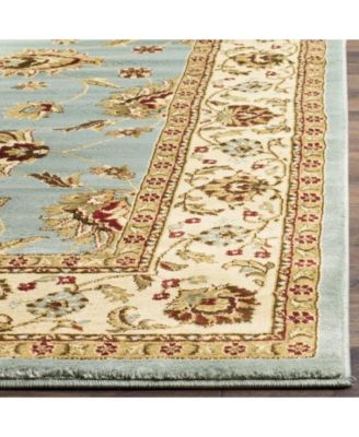 Lyndhurst LNH553 Blue and Ivory 5'3" x 7'6" Area Rug
