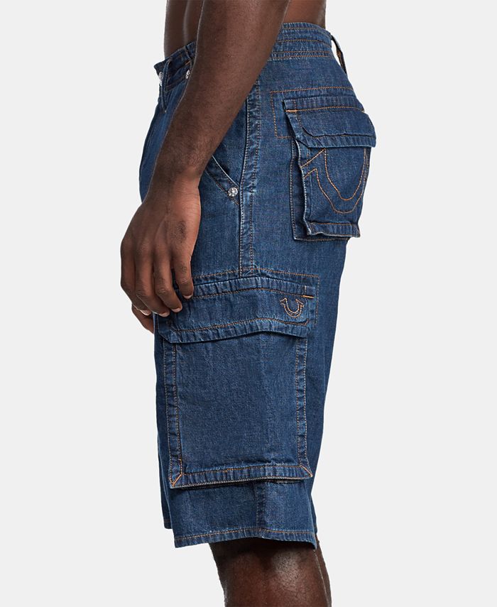 True Religion Men's Cargo Denim Shorts Macy's