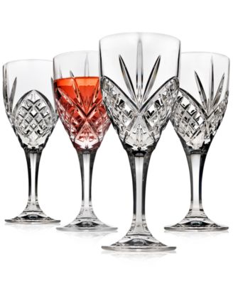 Godinger - Acrylic Set of 4 Goblets