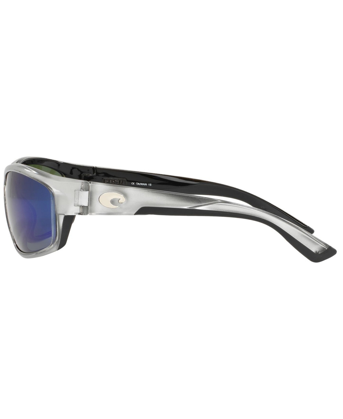 Shop Costa Del Mar Polarized Sunglasses, Saltbreak 65p In Silver,blue Mir Pol