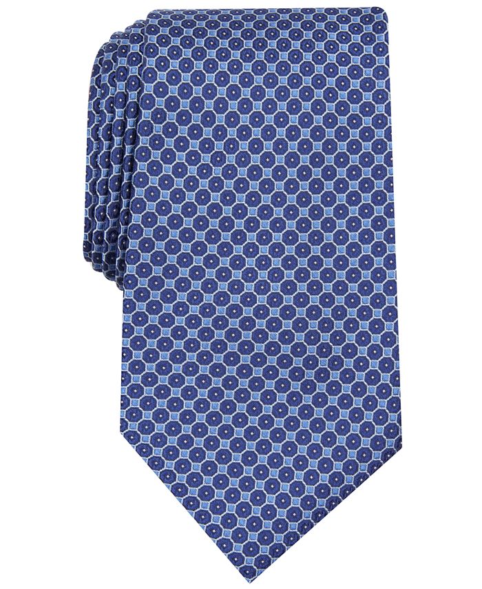 Tasso Elba Men's Medallion Print Tie, Created for Macy's - Macy's