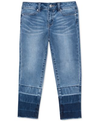 Calvin Klein - Big Girls Released Hem Skinny Denim Capri