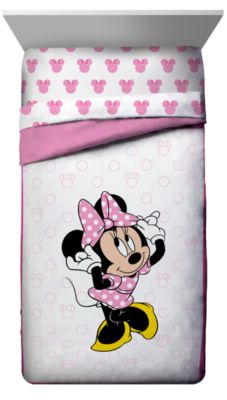 Disney Minnie Mouse XOXO Twin Comforter with Sham