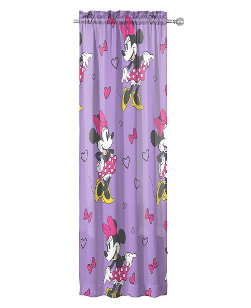 Disney Minnie Mouse Purple Love 63 Drapes Reviews Window