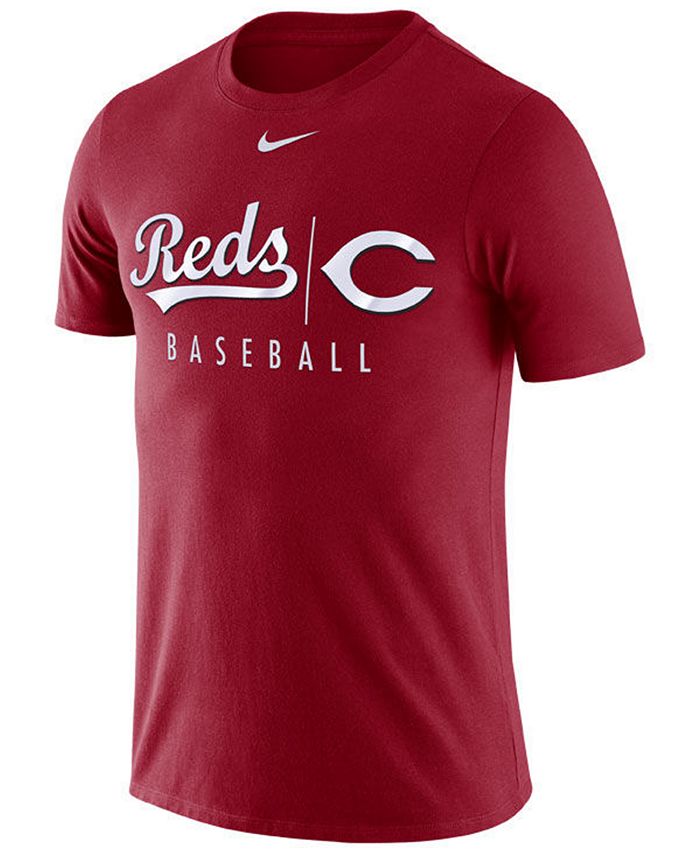 Nike Men's Cincinnati Reds Dri-FIT Practice T-Shirt - Macy's
