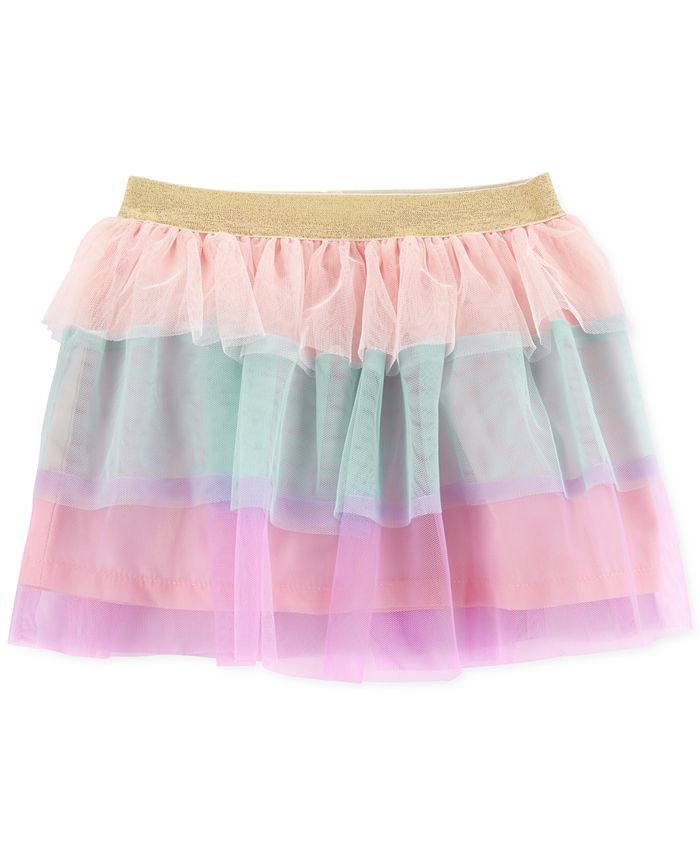 Carter's Toddler Girls Tiered Ruffle Rainbow Skirt - Macy's