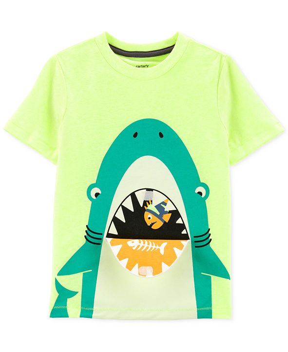 Carter's Toddler Boys Shark Graphic T-Shirt & Reviews - Shirts & Tops ...