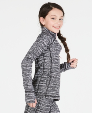 image of Ideology Big Girls Noir Static Printed Jacket, Created for Macy-s