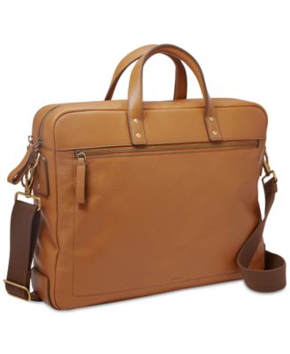 Fossil Men's Haskell Leather Briefcase
