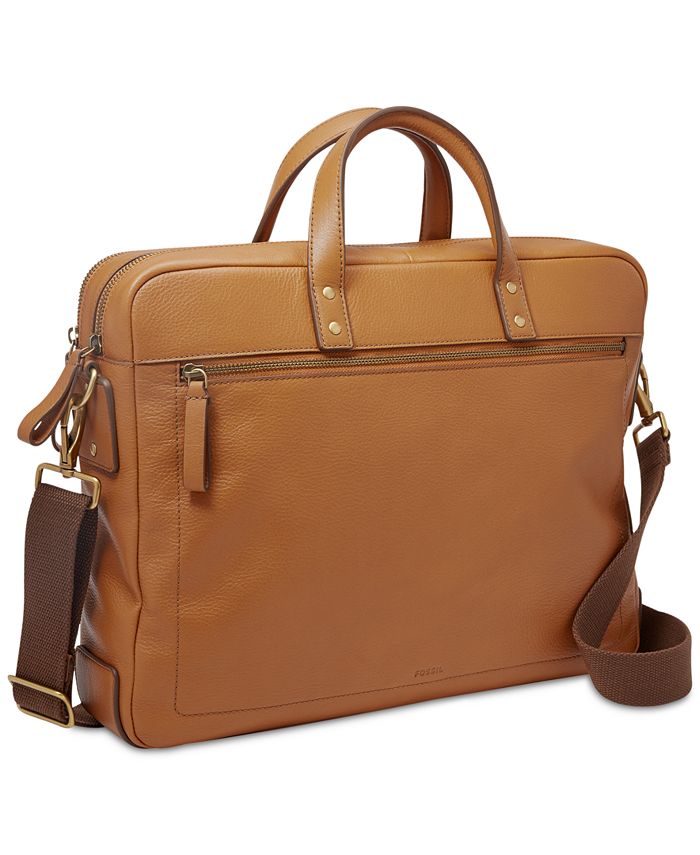 Fossil Men's Haskell Leather Briefcase Macy's