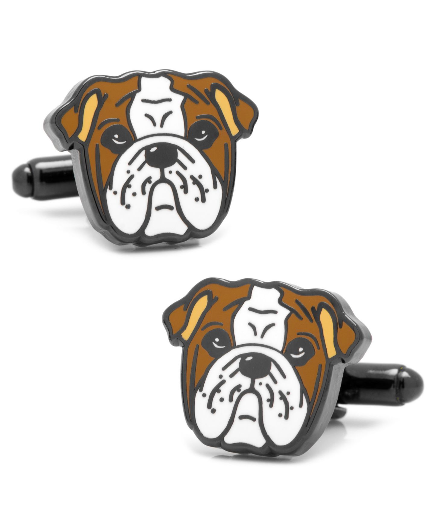 Мужские запонки Cufflinks Inc. English Bulldog Cufflinks — фото 1