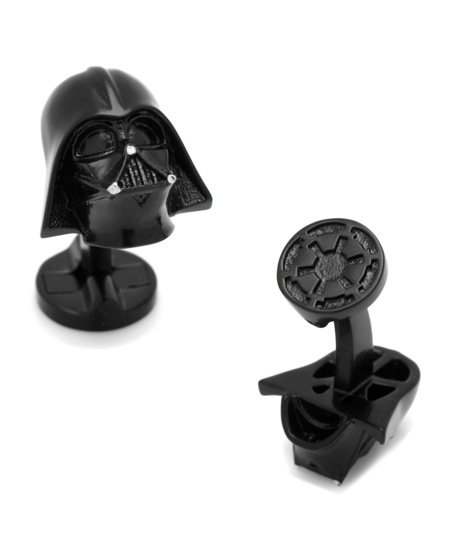 Мужские запонки Cufflinks Inc. 3D Darth Vader Cufflinks — фото 1