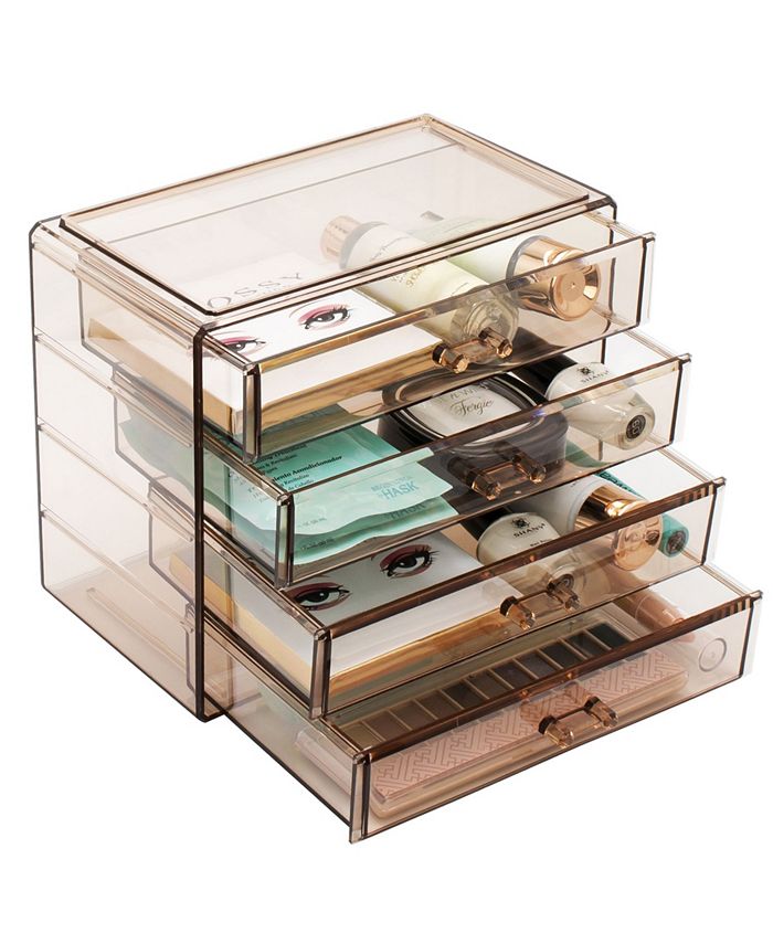 Sorbus Cosmetic Makeup and Jewelry Storage Case Display 4 Large