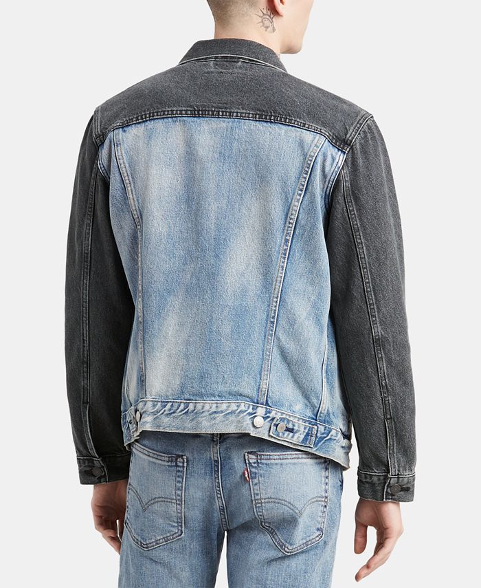 black levi jean jacket mens
