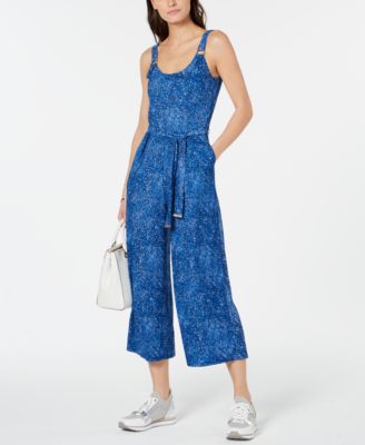 michael kors cropped jumpsuit