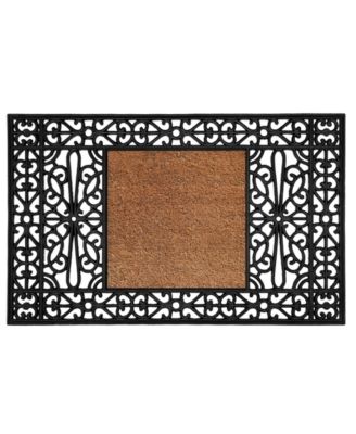 Home & More - Duchess Base Monogram 30" x 48" Rubber Doormat