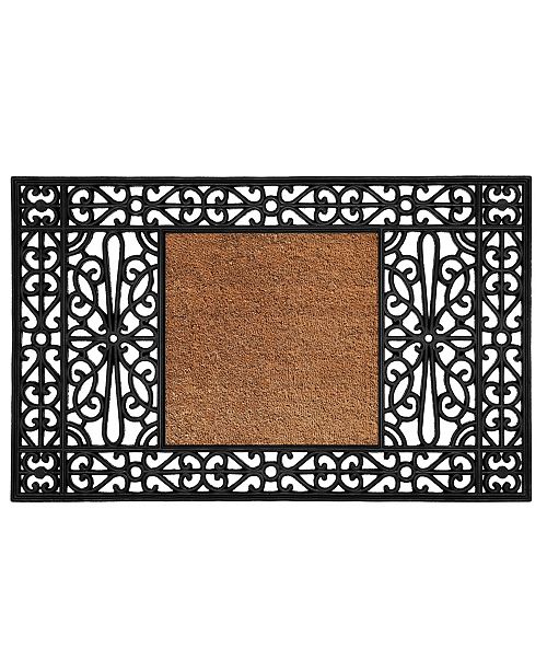 Home More Duchess Base Monogram 30 X 48 Rubber Doormat