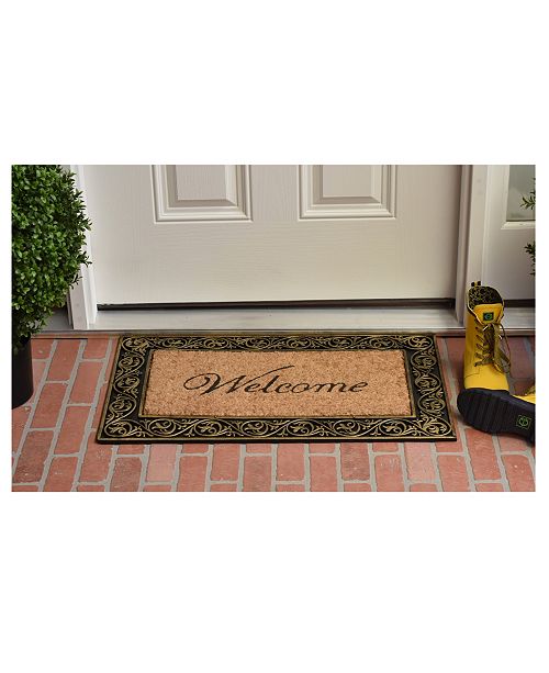 Prestige Welcome 18 X 30 Coir Rubber Doormat