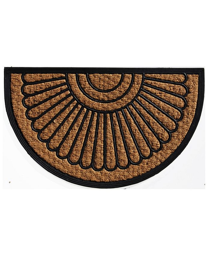 Home & More Sun Pointe 18" x 30" Coir/Rubber Doormat Macy's