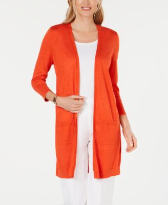 Kasper - Patch-Pocket Duster Cardigan