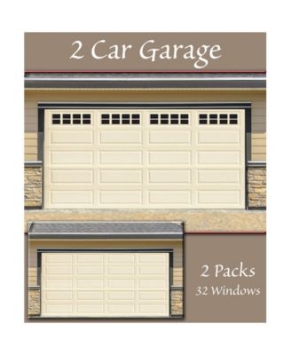 Household Essentials - Garage Window Magnets, Garage Accents 32 Pack