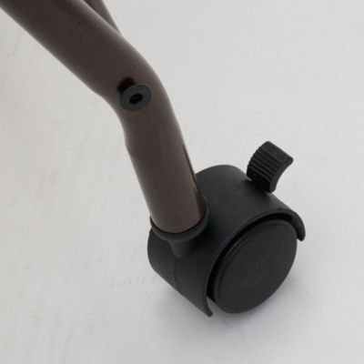 Antique Bronze Rolling Laundry Hamper