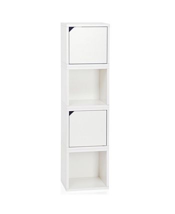 Way Basics Eco Stackable Connect Open Storage Cube and Cubby Organizer ...