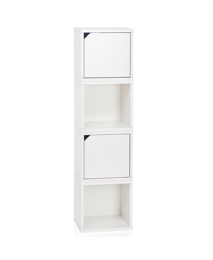 Way Basics Eco Stackable Connect Open Storage Cube and Cubby Organizer ...