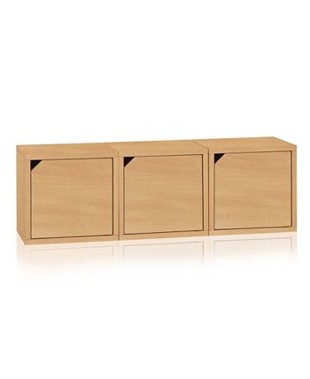 Way Basics Eco Stackable Connect 3 Door Cube Storage - Macy's