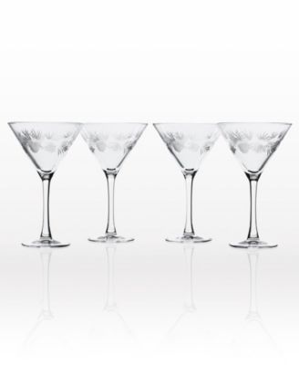 Icy Pine Martini 10Oz - Set Of 4 Glasses