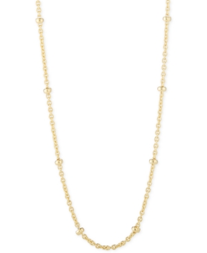image of Charmbar Beaded Link Chain Necklace, Adjustable 16