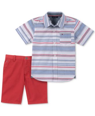 Tommy Hilfiger Baby Boys 2 Pieces Shorts Set