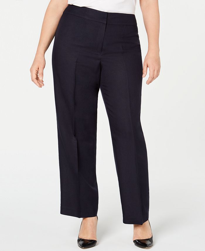 Nine West Plus Size Lightweight Pants - Macy's